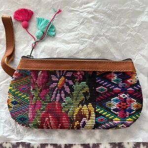 Nena OOAK Embroidered Clutch